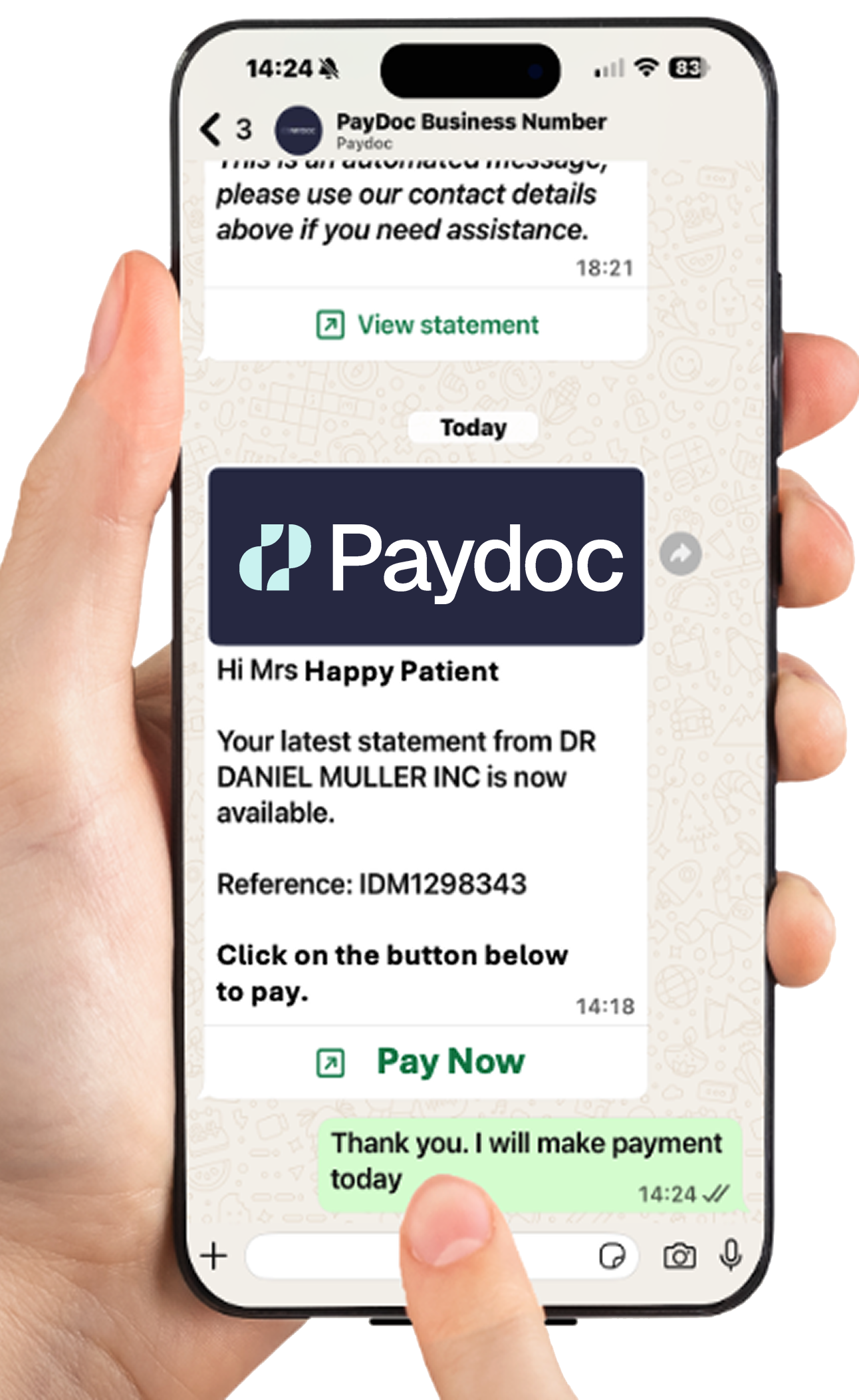 Paydoc+whatsapp+happy+patientnew
